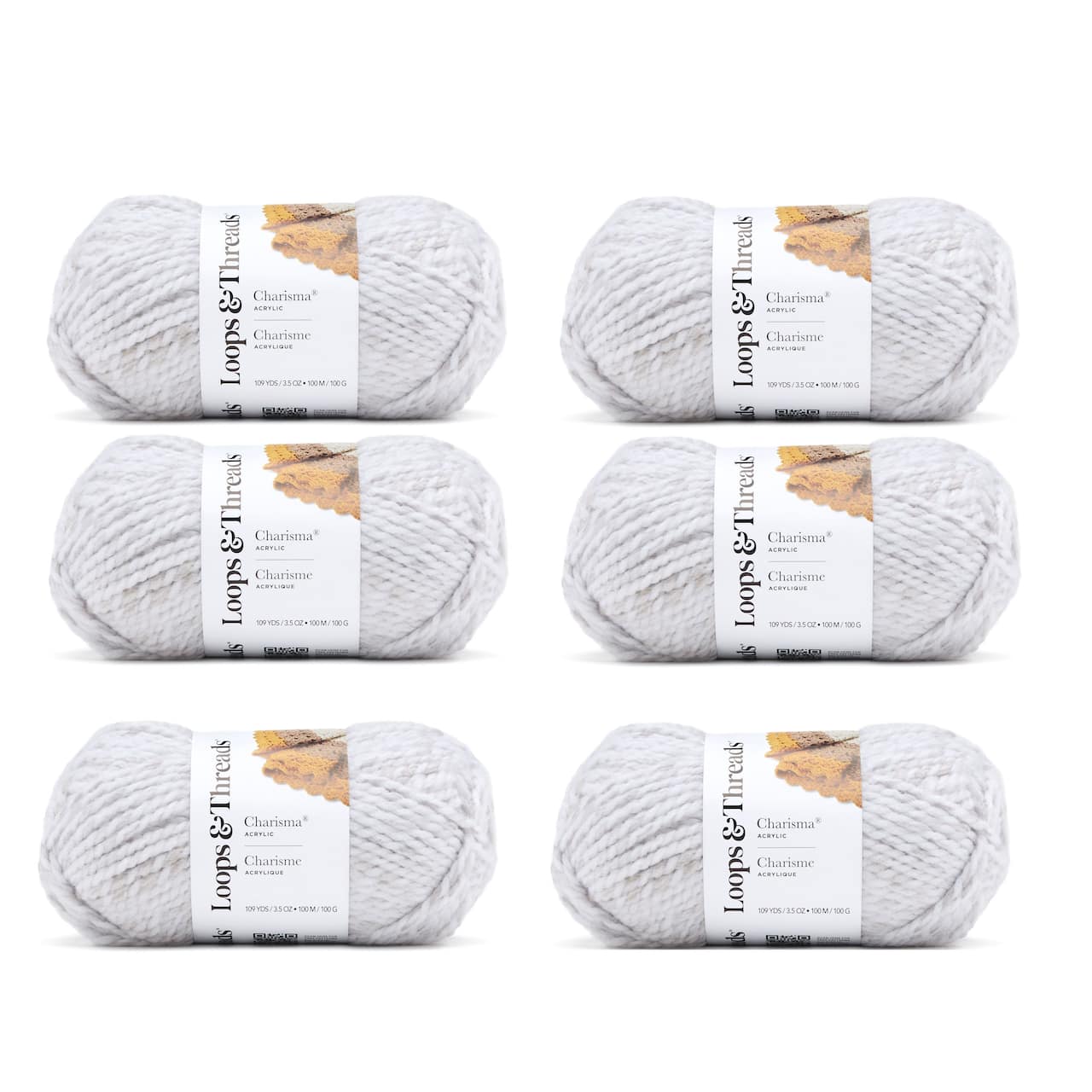 6 Pack: Charisma® Yarn by Loops & Threads®